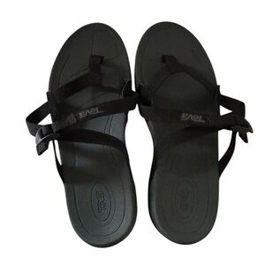 Teva Black Sandals Design Casual Wear